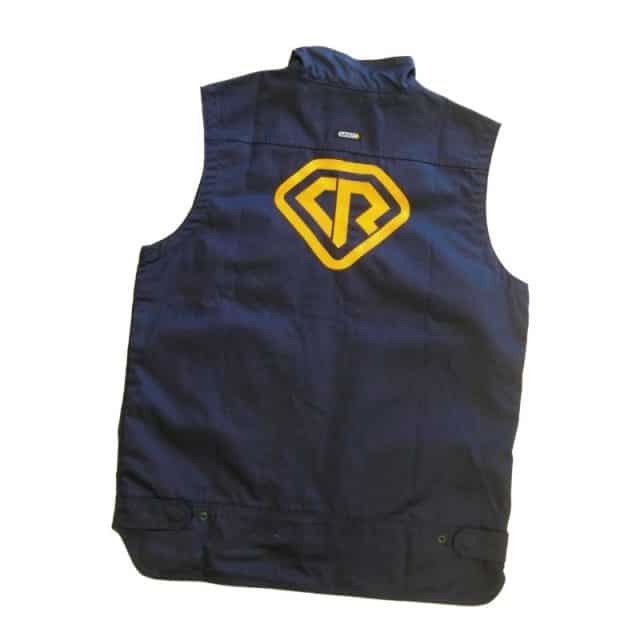 gilet travail sans manches personnalisé flocage