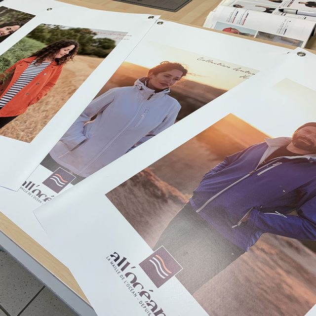 calicot publicitaire all'océan