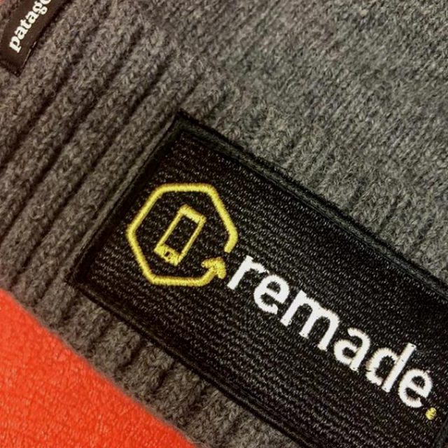 remade écusson broderie bonnet